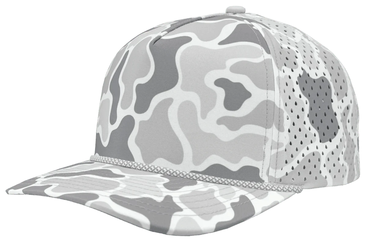 5-Panel Rope Snapback Baseball Cap, Unstructured Blank Trucker Hat Snapback Hat