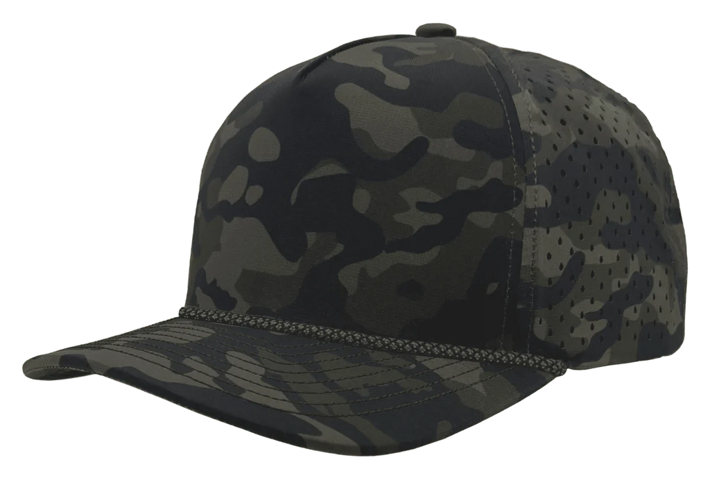 5-Panel Rope Snapback Baseball Cap, Unstructured Blank Trucker Hat Snapback Hat
