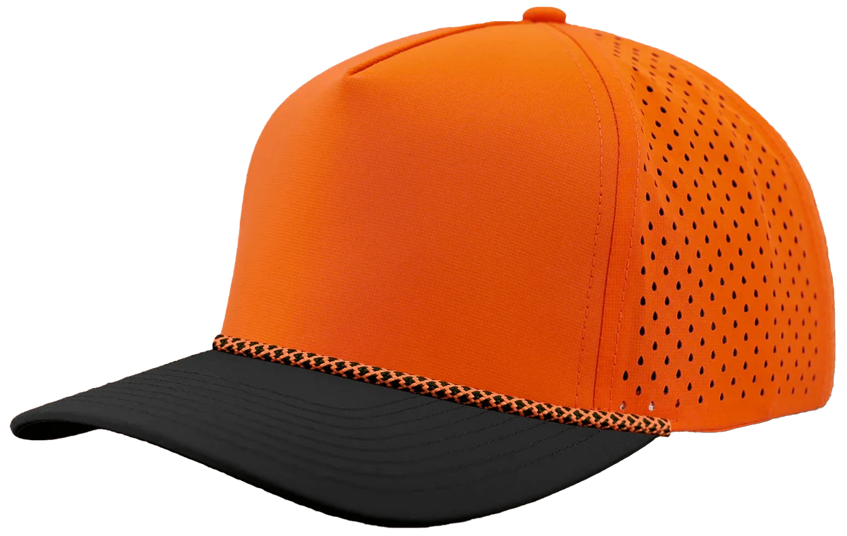 5-Panel Rope Snapback Baseball Cap, Unstructured Blank Trucker Hat Snapback Hat