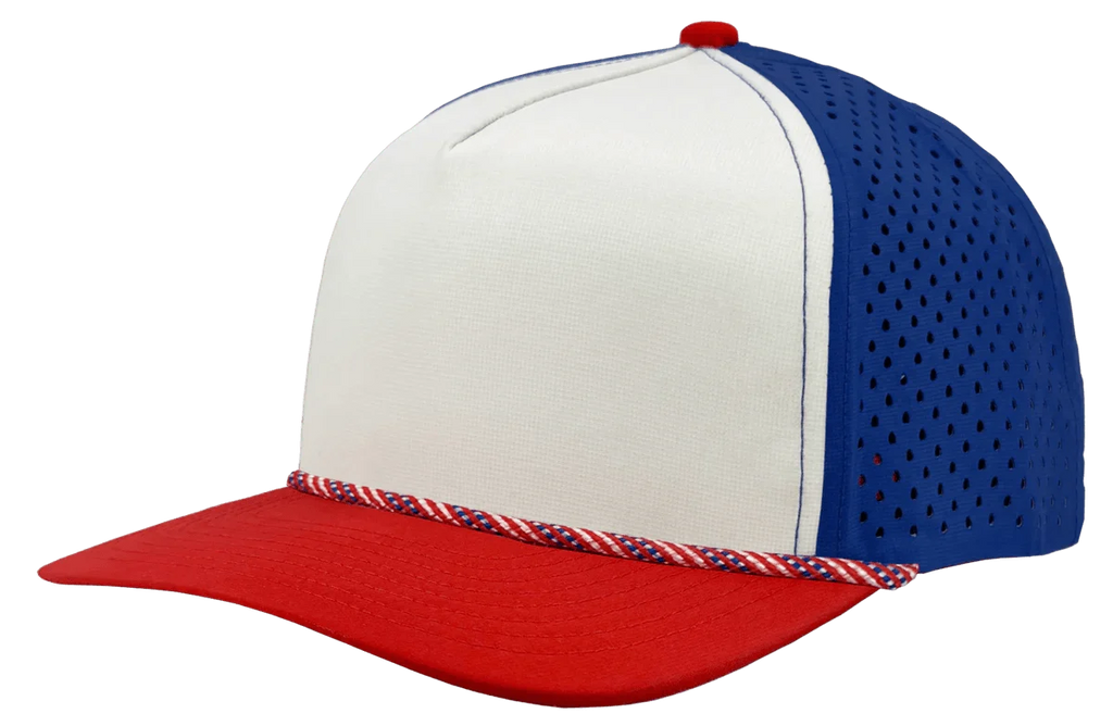 5-Panel Rope Snapback Baseball Cap, Unstructured Blank Trucker Hat Snapback Hat