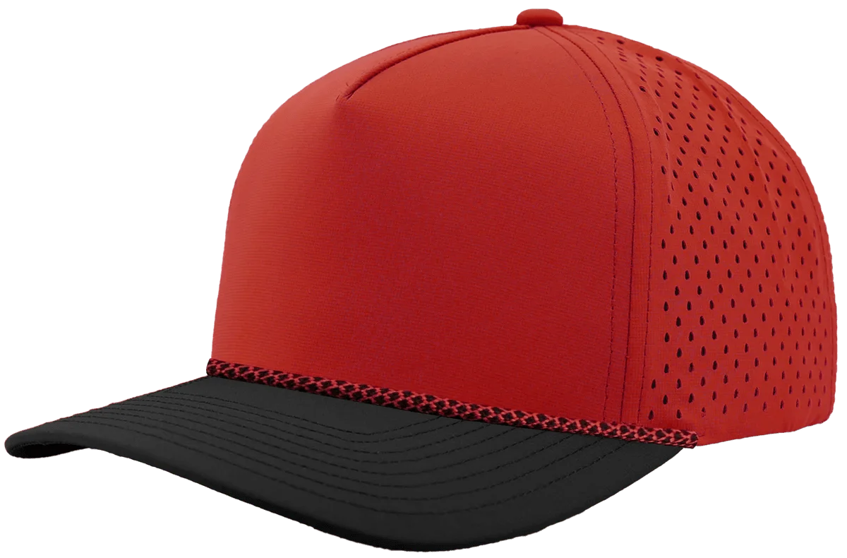 5-Panel Rope Snapback Baseball Cap, Unstructured Blank Trucker Hat Snapback Hat